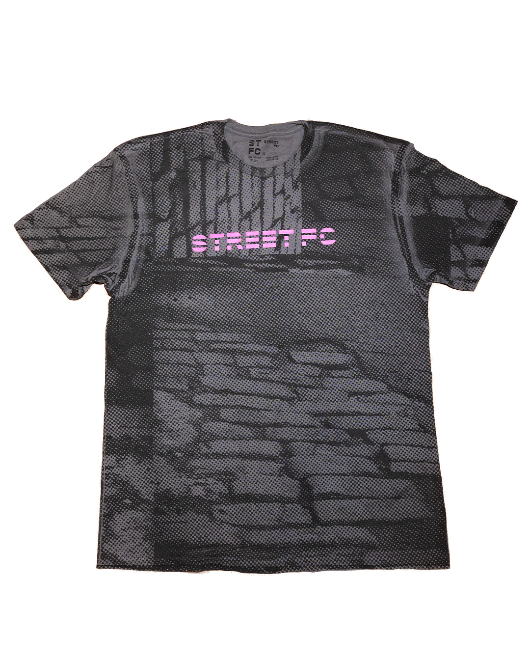 Street Pattern In Charcoal
