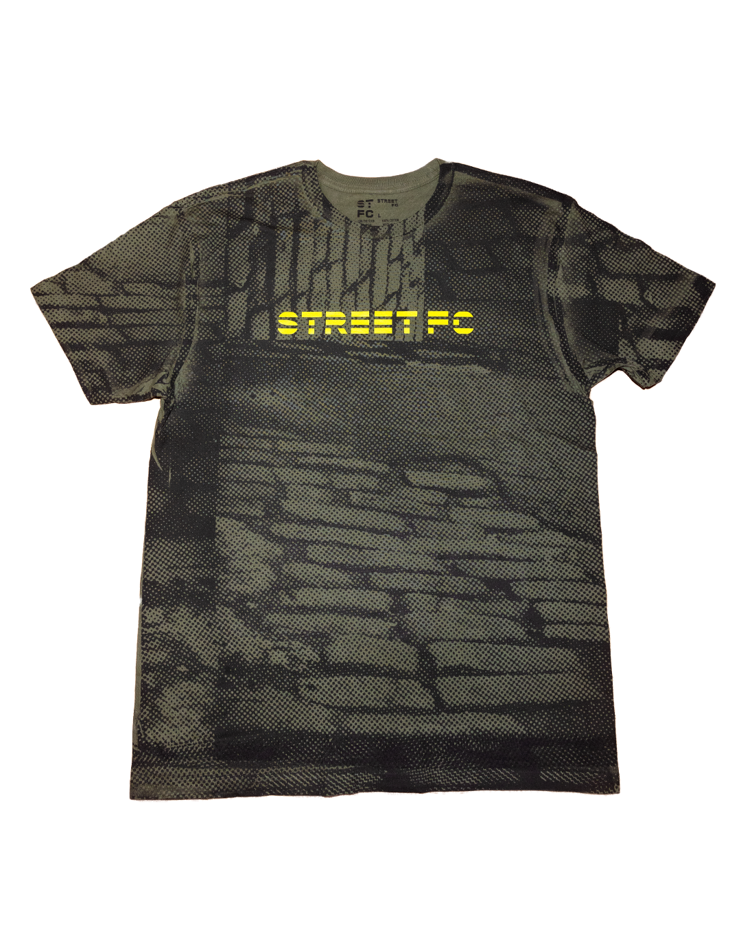Street Pattern In Military Green