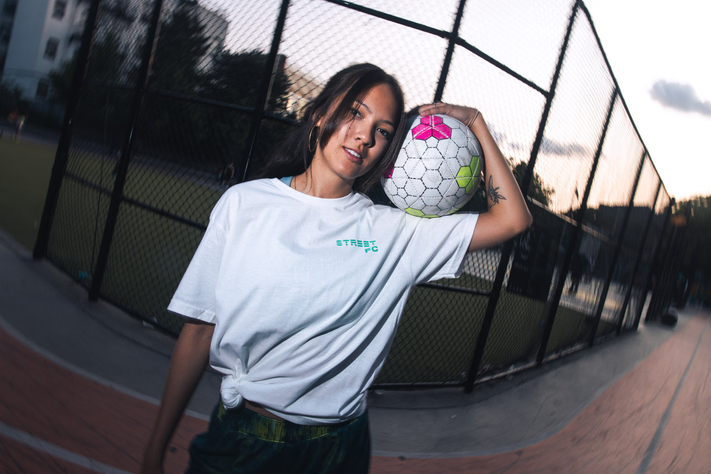 STFC Logo Tee In White