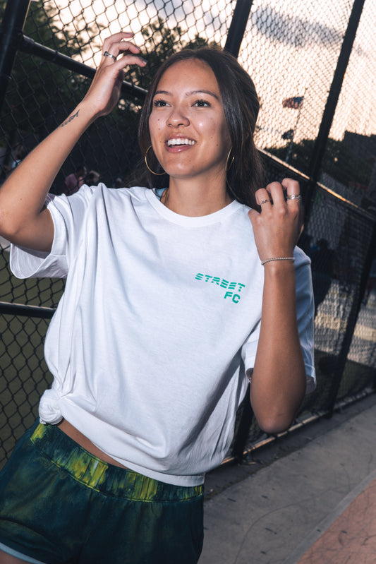 STFC Logo Tee In White